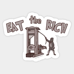 Eat the Rich Sticker